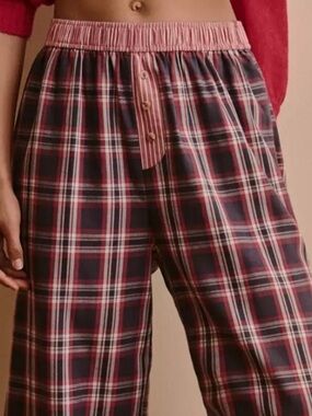 The Wren Flannel Boxer Pants by LyreBird Anthropologie | XL